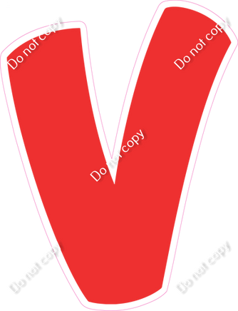 BBT 23.5" Individuals - Flat Red V