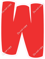 BBT 23.5" Individuals - Flat Red W