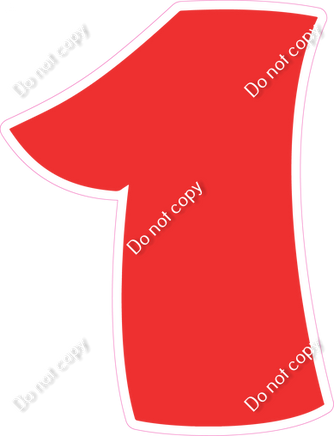 BBT 23.5" Individuals - Flat Red 1