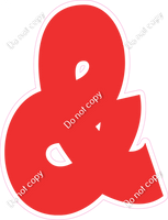 BBT 23.5" Individuals - Flat Red &