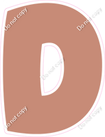 BBT 23.5" Individuals - Flat Rose Gold D