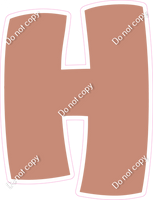 BBT 23.5" Individuals - Flat Rose Gold H