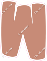 BBT 23.5" Individuals - Flat Rose Gold W