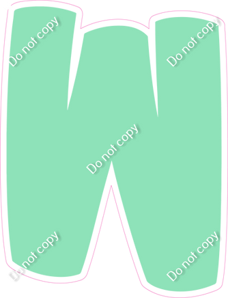 BBT 23.5" Individuals - Flat Sea Foam W