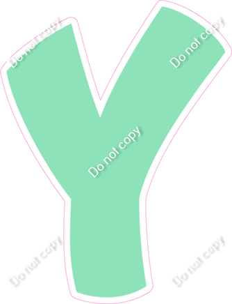 BBT 23.5" Individuals - Flat Sea Foam Y