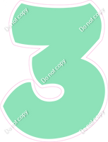 BBT 23.5" Individuals - Flat Sea Foam 3