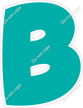 BBT 23.5" Individuals - Flat Teal B