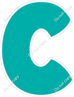 BBT 23.5" Individuals - Flat Teal C