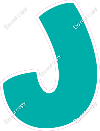 BBT 23.5" Individuals - Flat Teal J