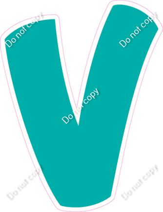 BBT 23.5" Individuals - Flat Teal V