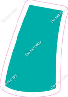 BBT 23.5" Individuals - Flat Teal Apostrophe