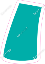 BBT 23.5" Individuals - Flat Teal Apostrophe