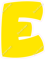 BBT 23.5" Individuals - Flat Yellow E