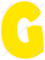 BBT 23.5" Individuals - Flat Yellow G