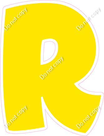 BBT 23.5" Individuals - Flat Yellow R