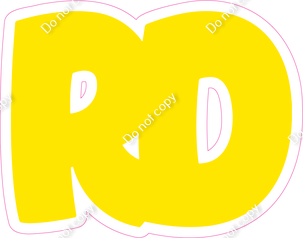 BBT 23.5" Individuals - Flat Yellow RD