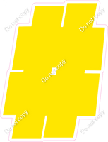 BBT 23.5" Individuals - Flat Yellow #