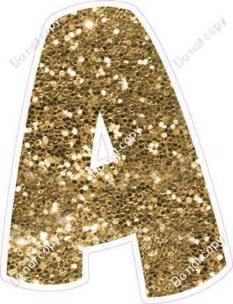 BBT 23.5" Individuals - Gold Sparkle A