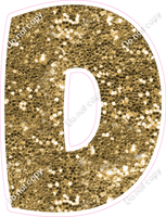 BBT 23.5" Individuals - Gold Sparkle D