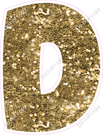 BBT 23.5" Individuals - Gold Sparkle D