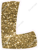 BBT 23.5" Individuals - Gold Sparkle L