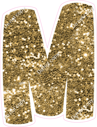 BBT 23.5" Individuals - Gold Sparkle M