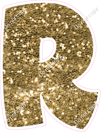 BBT 23.5" Individuals - Gold Sparkle R