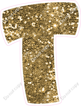 BBT 23.5" Individuals - Gold Sparkle T