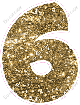 BBT 23.5" Individuals - Gold Sparkle 6