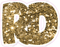 BBT 23.5" Individuals - Gold Sparkle RD