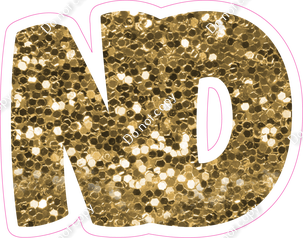 BBT 23.5" Individuals - Gold Sparkle ND