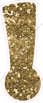 BBT 23.5" Individuals - Gold Sparkle !