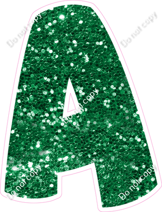 BBT 23.5" Individuals - Green Sparkle A