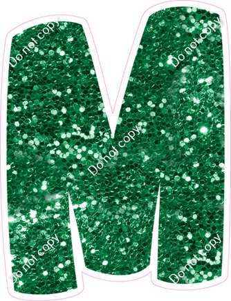 BBT 23.5" Individuals - Green Sparkle M