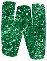 BBT 23.5" Individuals - Green Sparkle W