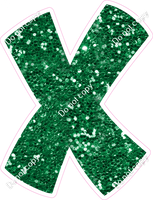 BBT 23.5" Individuals - Green Sparkle X