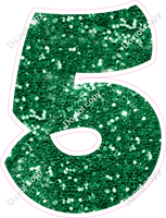 BBT 23.5" Individuals - Green Sparkle 5