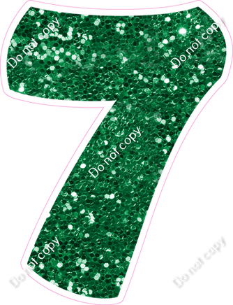 BBT 23.5" Individuals - Green Sparkle 7