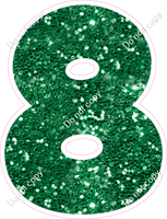 BBT 23.5" Individuals - Green Sparkle 8