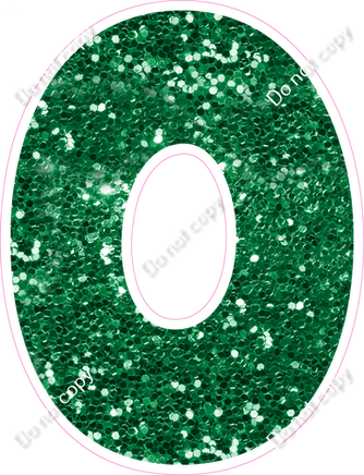 BBT 23.5" Individuals - Green Sparkle