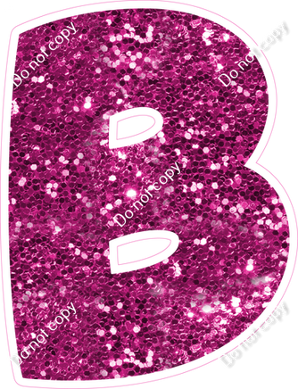 BBT 23.5" Individuals - Hot Pink Sparkle B