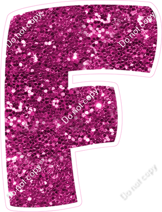 BBT 23.5" Individuals - Hot Pink Sparkle F