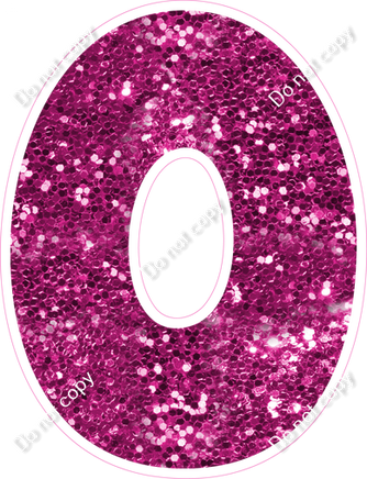 BBT 23.5" Individuals - Hot Pink Sparkle O