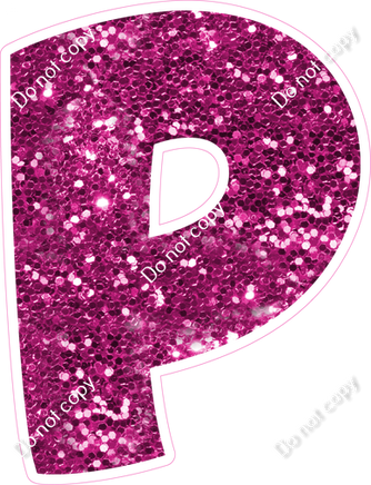 BBT 23.5" Individuals - Hot Pink Sparkle P