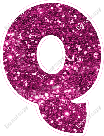 BBT 23.5" Individuals - Hot Pink Sparkle Q