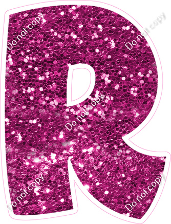 BBT 23.5" Individuals - Hot Pink Sparkle R