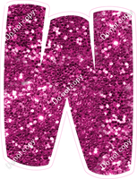 BBT 23.5" Individuals - Hot Pink Sparkle W