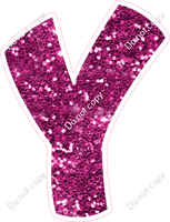 BBT 23.5" Individuals - Hot Pink Sparkle Y