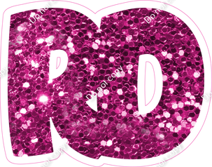 BBT 23.5" Individuals - Hot Pink Sparkle RD