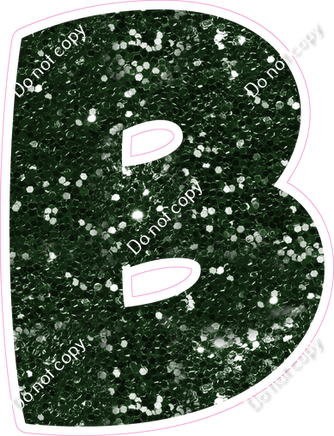 BBT 23.5" Individuals - Hunter Green Sparkle B
